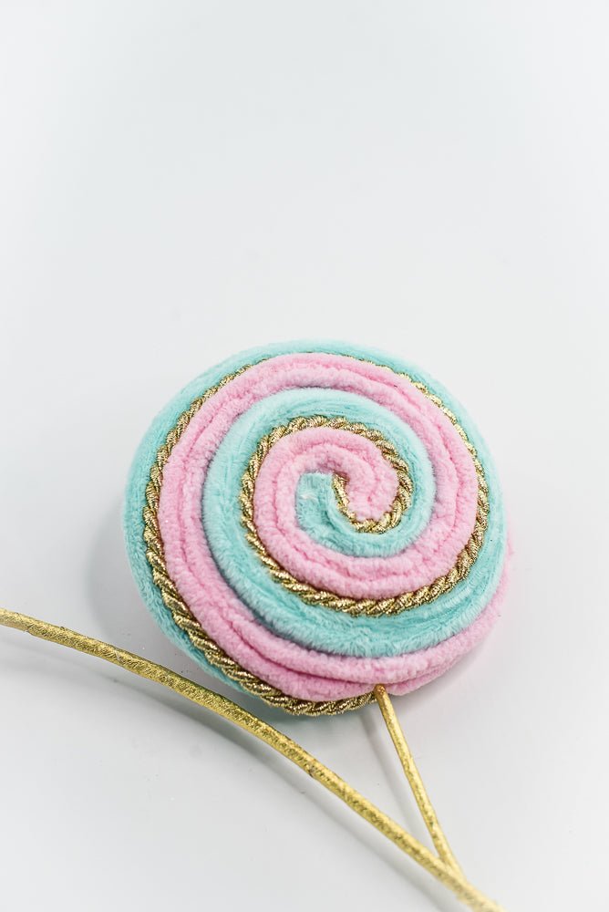 Pink and Mint Twirl Lollipop Spray - GM Exclusive - Greenery MarketGM2136PKBL