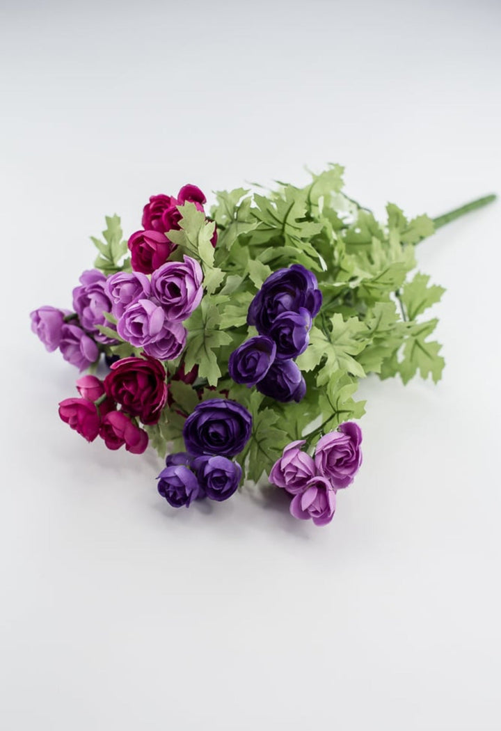 Pink and purple mini ranunculus bush 16” - Greenery Market84055-PULVFU