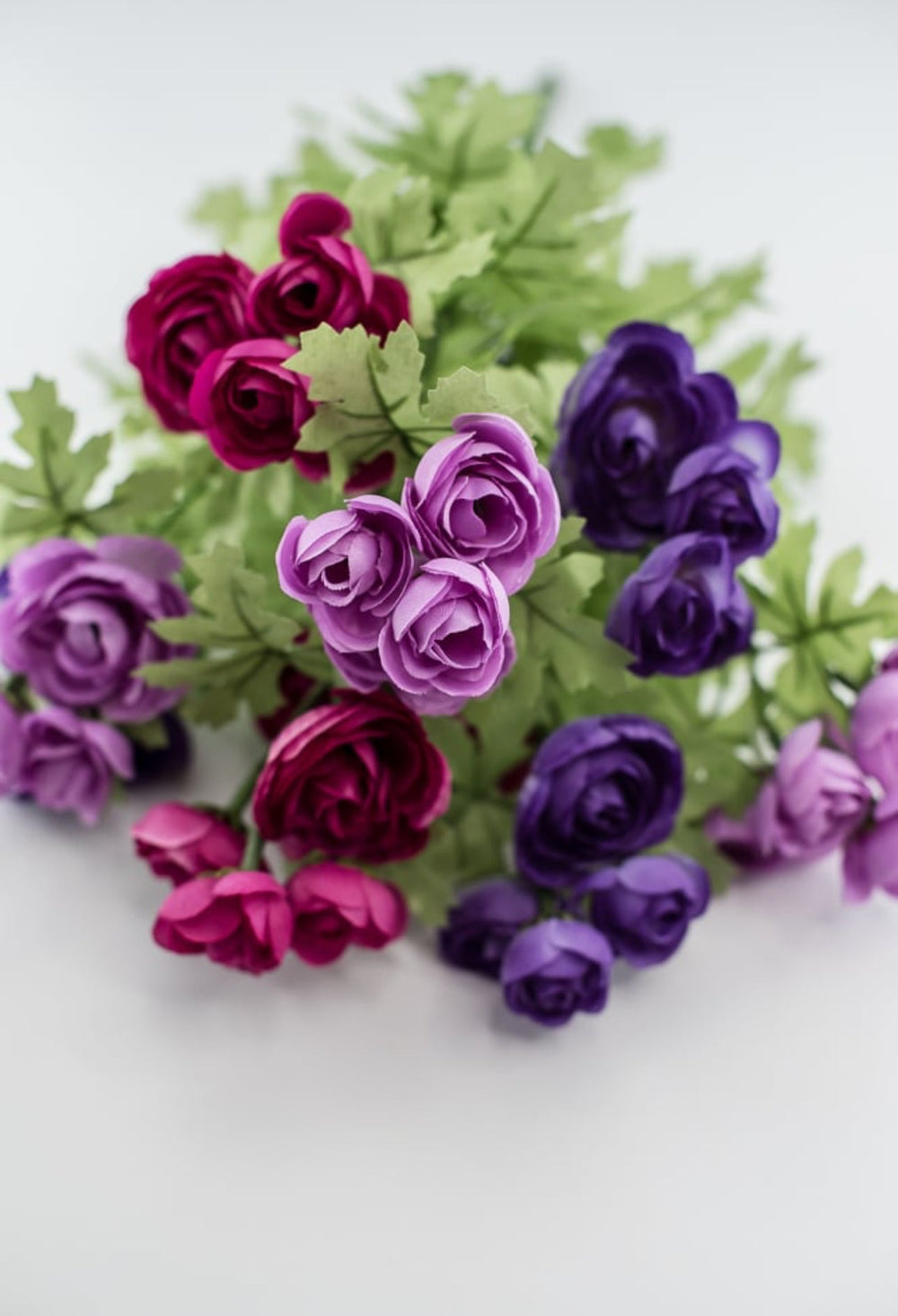 Pink and purple mini ranunculus bush 16” - Greenery Market84055-PULVFU