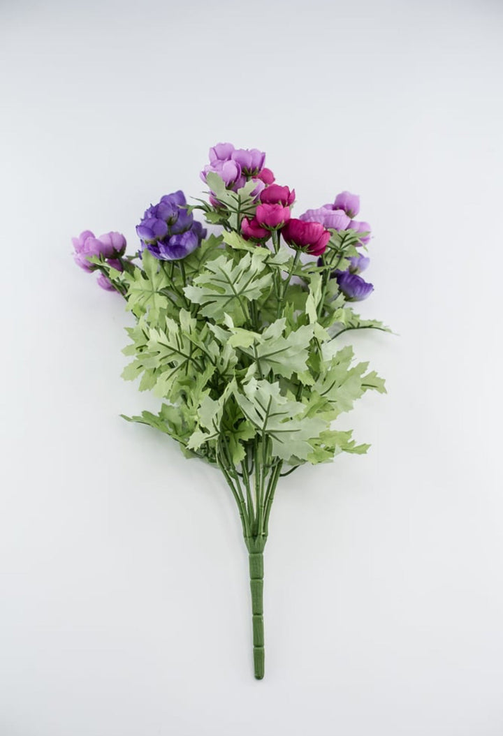 Pink and purple mini ranunculus bush 16” - Greenery Market84055-PULVFU