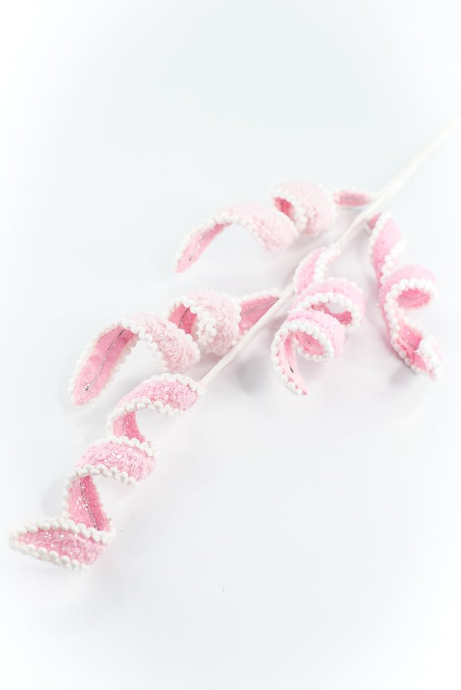 Pink and White Curly Spray - Greenery Market86239PKWT