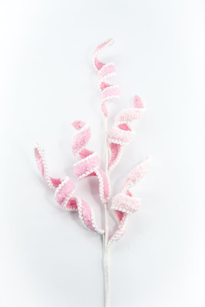 Pink and White Curly Spray - Greenery Market86239PKWT