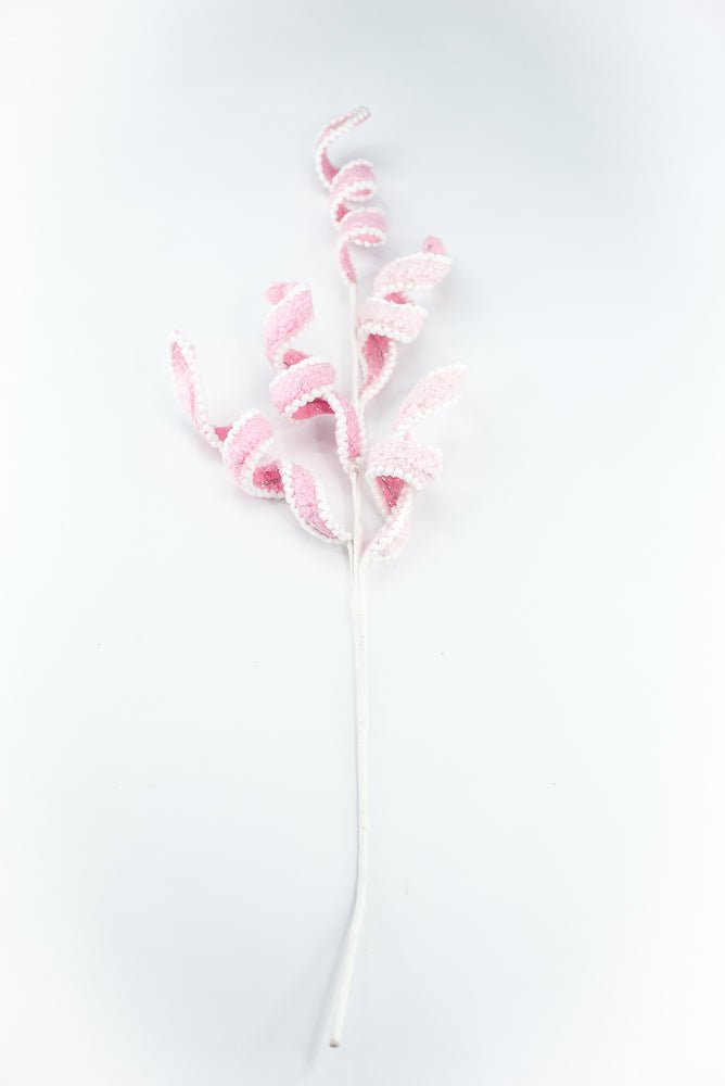 Pink and White Curly Spray - Greenery Market86239PKWT