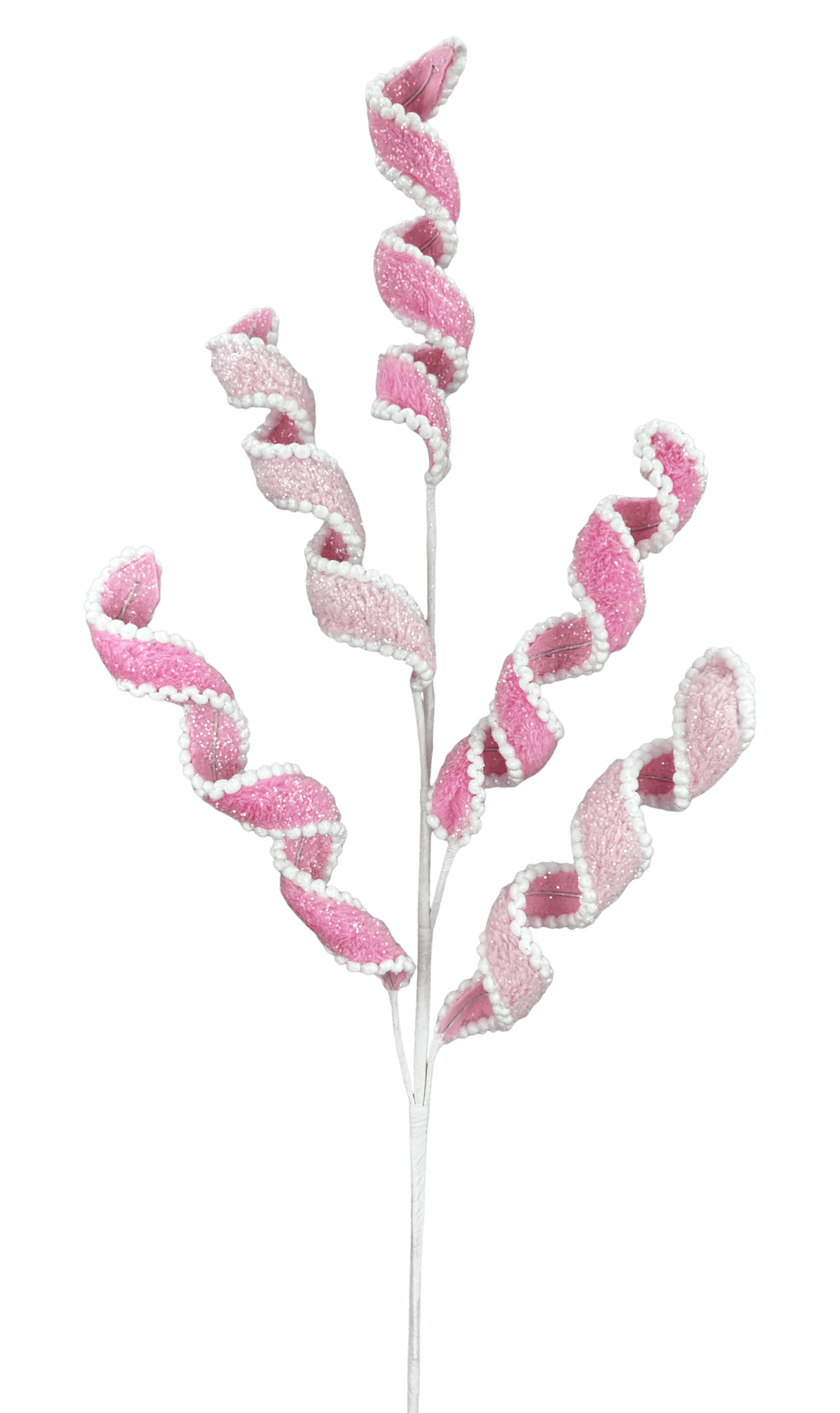 Pink and White Curly Spray - Greenery Market86239PKWT