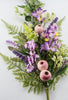 Pink berries, purple filler, and flower spray - Greenery Market63542SP28