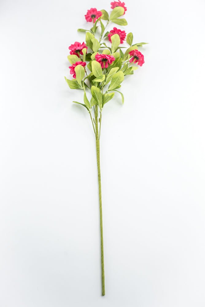 Pink Button Zinnia Spray - Greenery MarketMTF24321 BTY