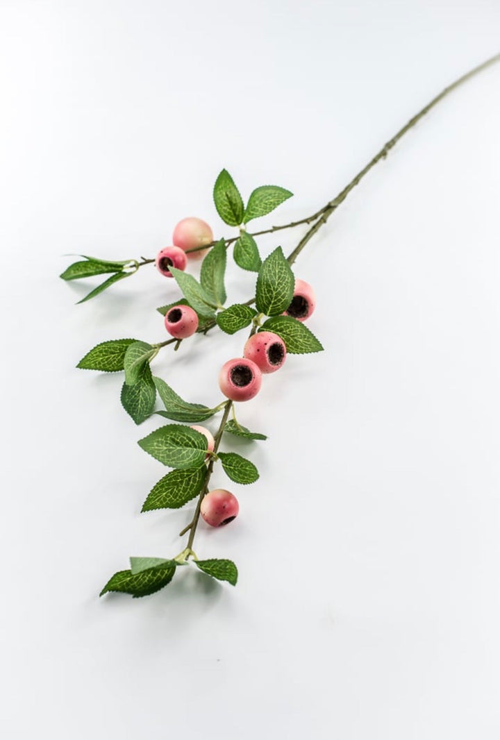 Pink Coral Crab Apple Berries Spray - 32" - Greenery Market64022PK