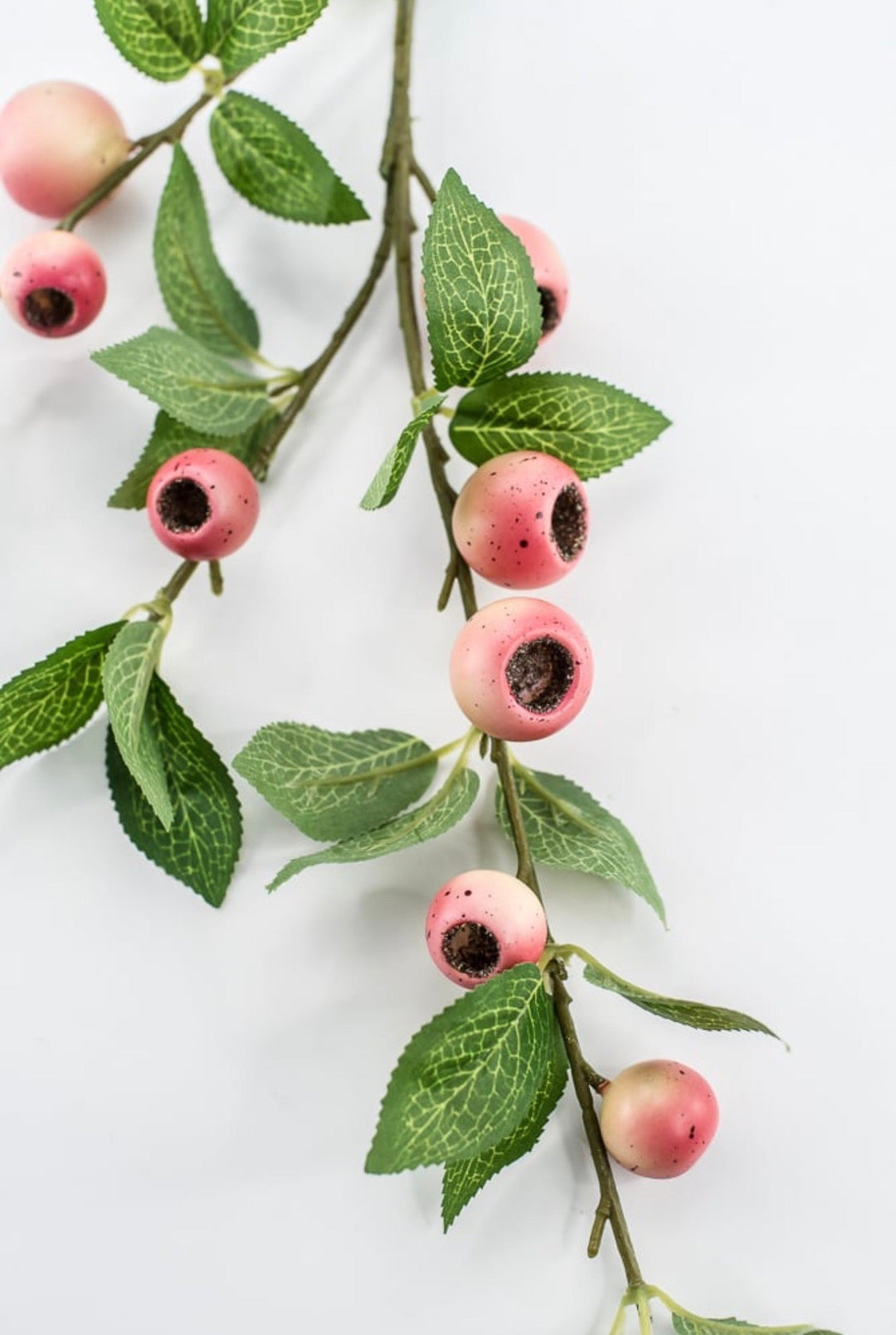 Pink Coral Crab Apple Berries Spray - 32" - Greenery Market64022PK
