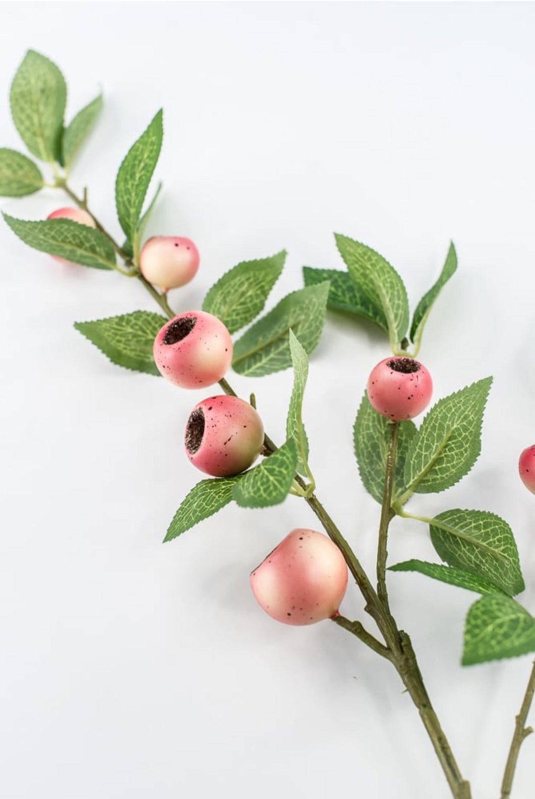 Pink Coral Crab Apple Berries Spray - 32" - Greenery Market64022PK