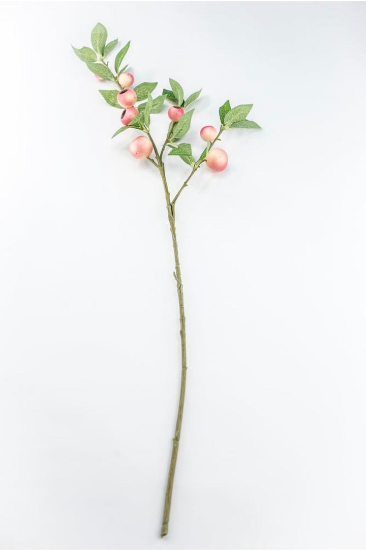 Pink Coral Crab Apple Berries Spray - 32" - Greenery Market64022PK
