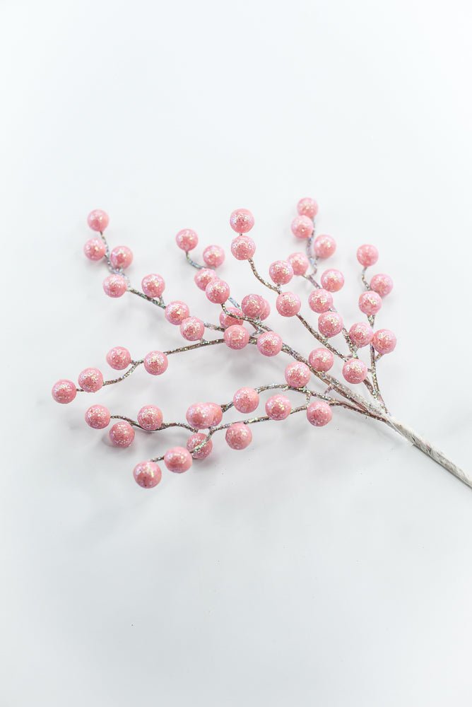 Pink Glitter Berry Pick - Greenery Market86314PK