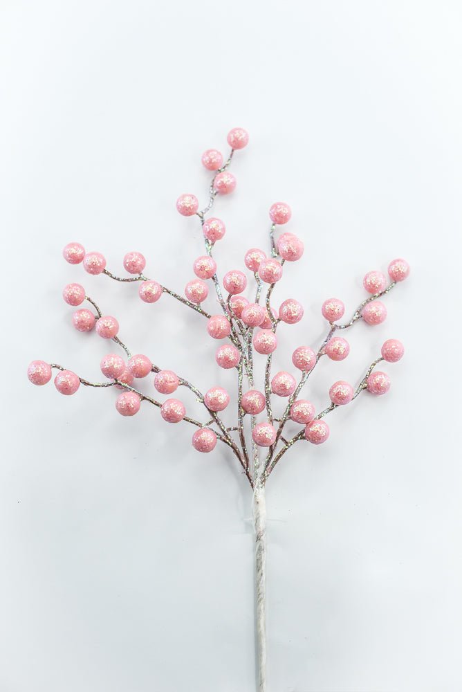 Pink Glitter Berry Pick - Greenery Market86314PK