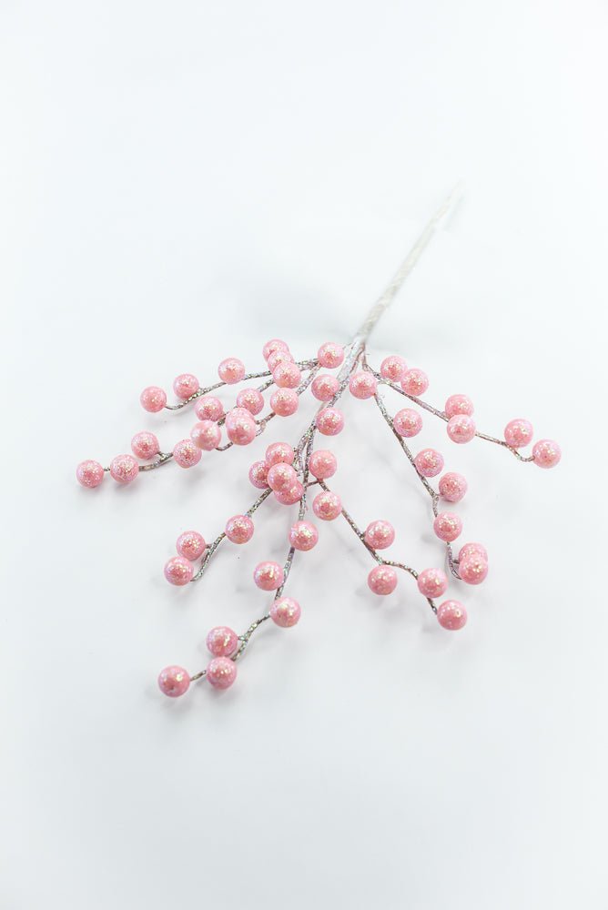 Pink Glitter Berry Pick - Greenery Market86314PK