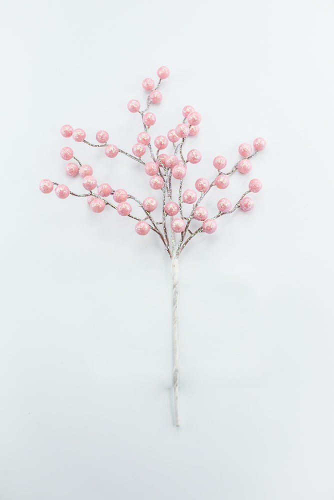 Pink Glitter Berry Pick - Greenery Market86314PK