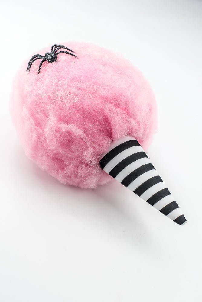 Pink, Glitter Cotton Candy Ornament / Attachment - 14" - Greenery Market57374PK