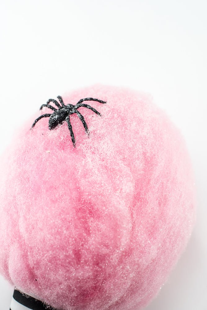 Pink, Glitter Cotton Candy Ornament / Attachment - 14" - Greenery Market57374PK