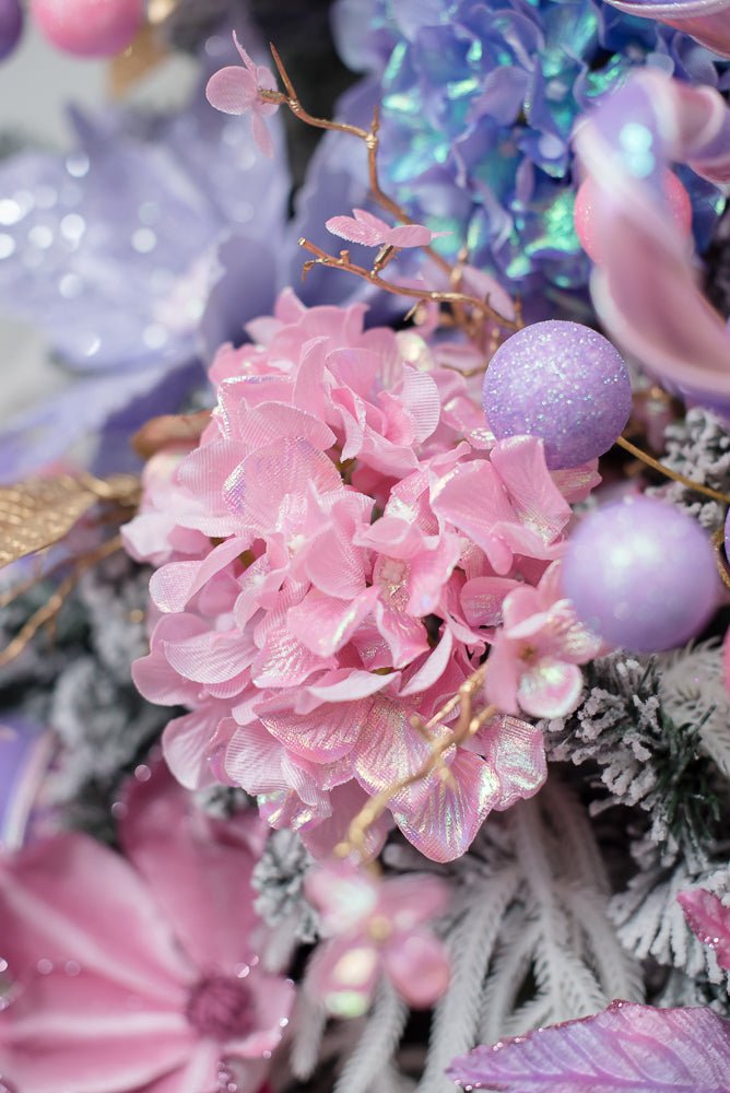 Pink Glossy Hydrangea Stem - Greenery Market86305PK