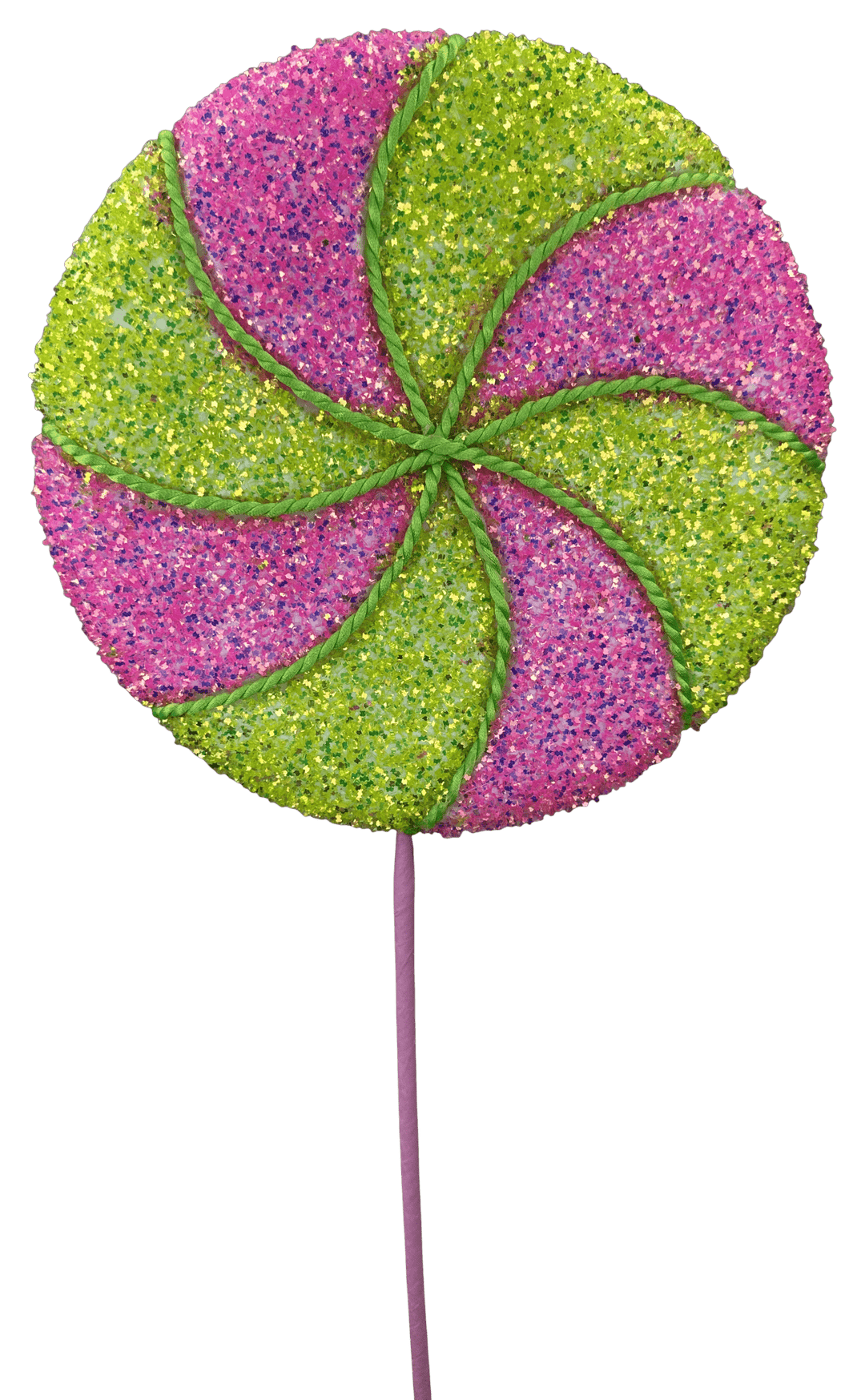 Pink & Green Frizzy Lollipop Spray - 29" - Greenery Market63978PKGN