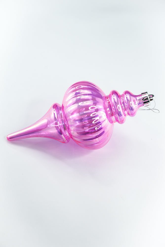 Pink Iridescent Ornament Finial - Greenery Market86540IRPK