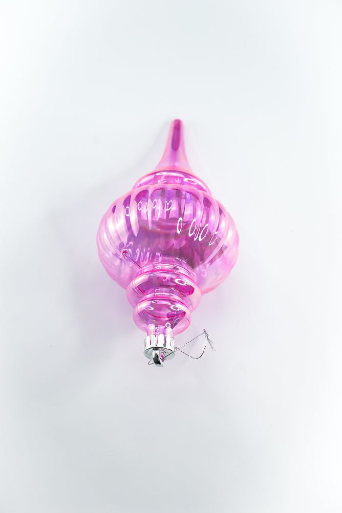 Pink Iridescent Ornament Finial - Greenery Market86540IRPK