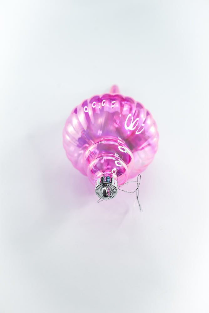 Pink Iridescent Ornament Finial - Greenery Market86540IRPK
