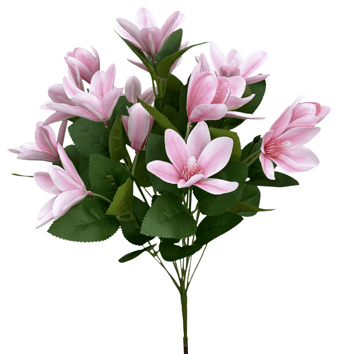 Pink Japanese Magnolia Bush - 20" - Greenery MarketArtificial Flowers64010PK