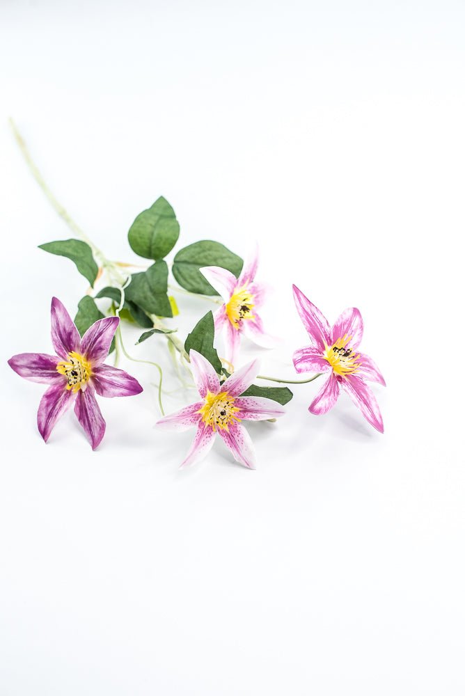 Pink Magenta Clematis Flower Spray - Greenery Market29474LV