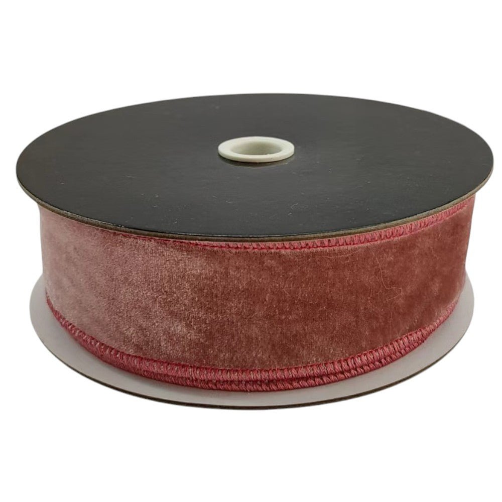 Pink Mauve Premier Velvet Ribbon - 1.5" - Greenery MarketRibbon260049