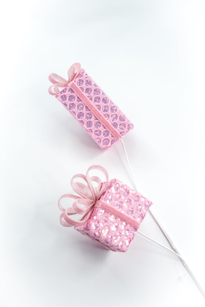 Pink Mesh Gift Box Spray - Greenery Market86351PK