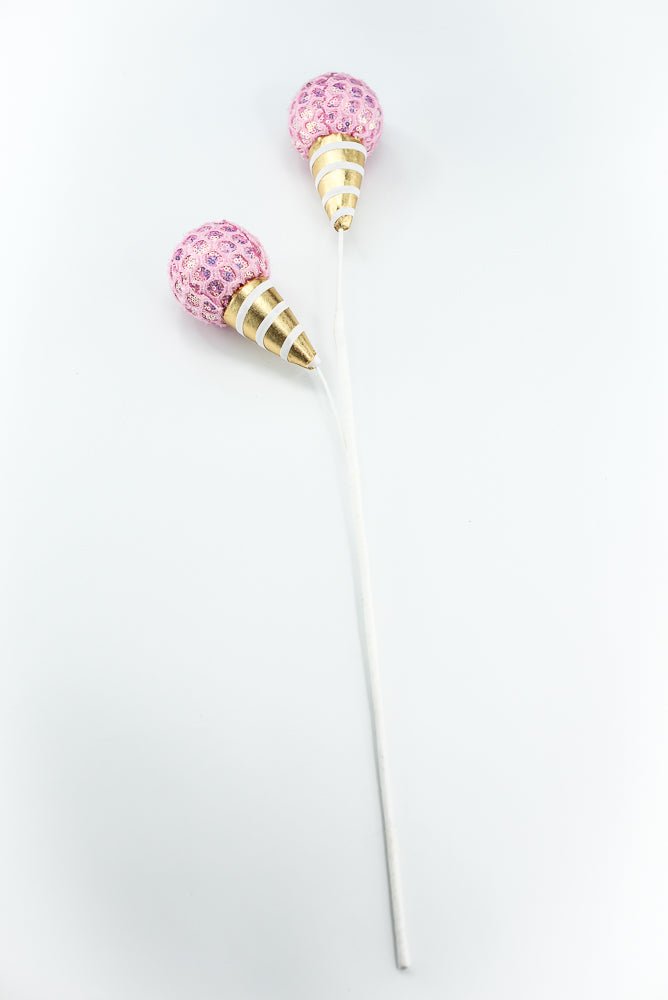 Pink Mesh Ice Cream Spray - Greenery Market86350PK