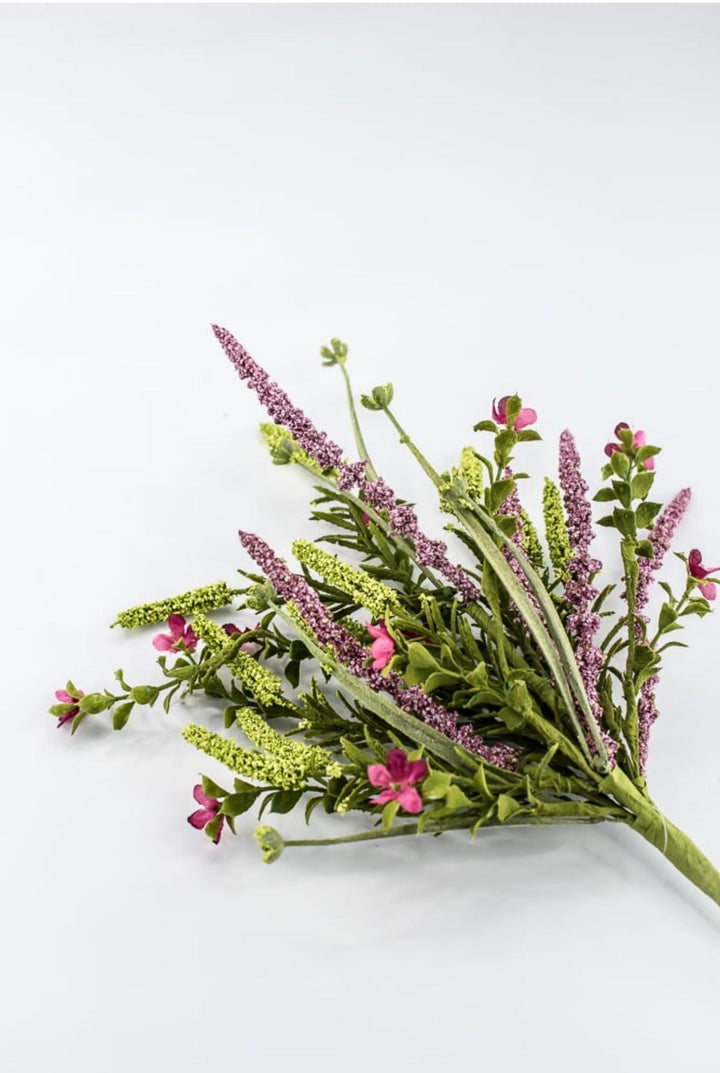 Pink Mixed Heather Bush - 18" - Greenery Market65439-PK