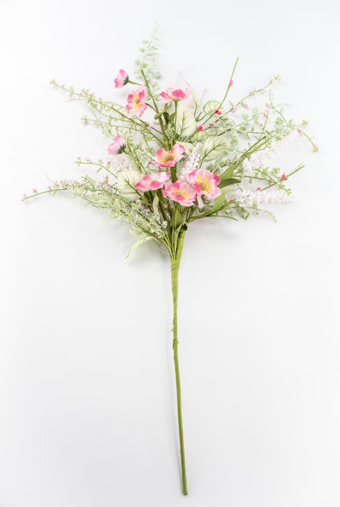 Pink Mixed Meadow Flowers Spray - 30.5