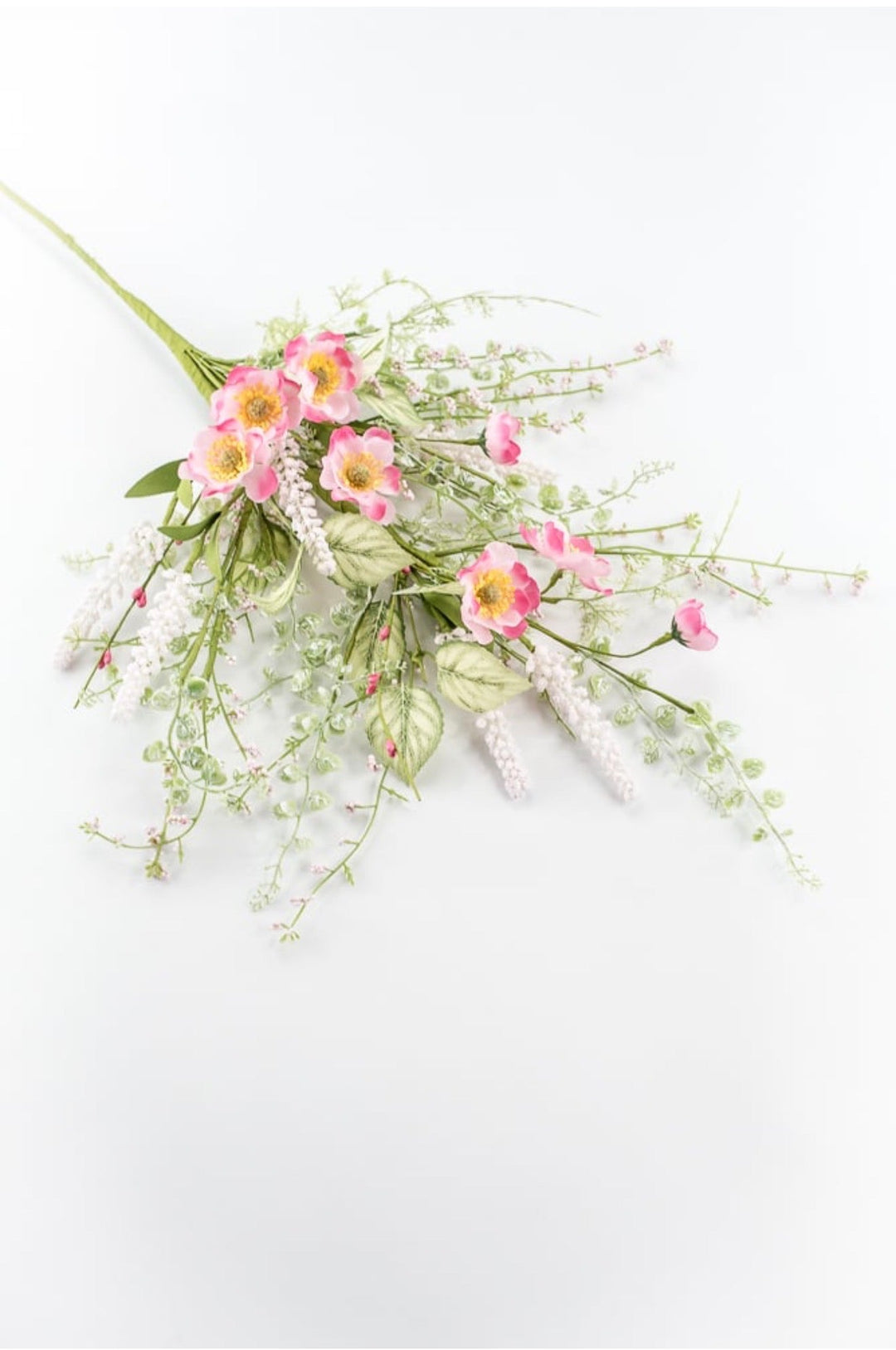 Pink Mixed Meadow Flowers Spray - 30.5" - Greenery Market40435-PK