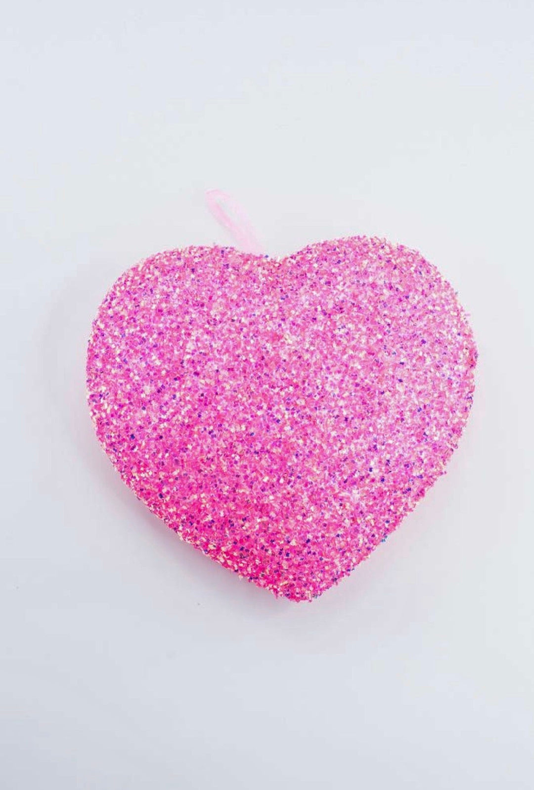 Pink Ornament Frizzy Heart - 8" - Greenery MarketArtificial Flora63973PK