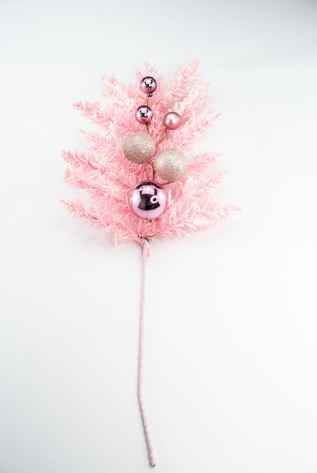 Pink Ornament Holiday Spray - Greenery Market32169