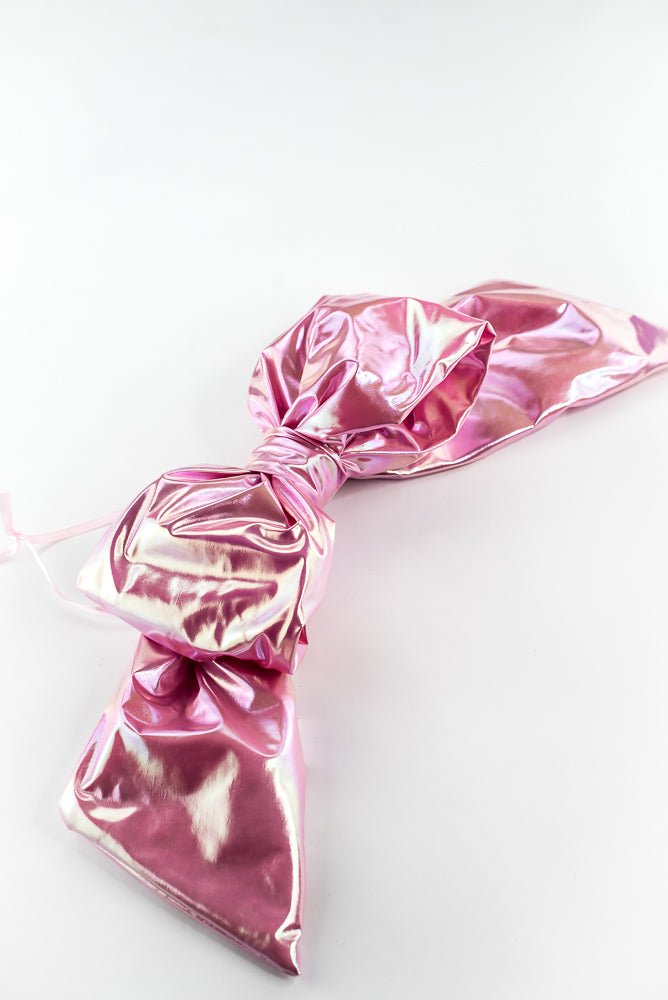 Pink Ornament Pearlescent Bow - 16" - Greenery Market63629PK
