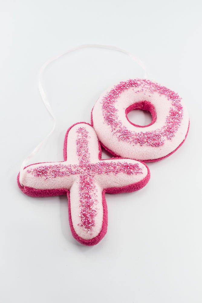 Pink Ornament XOXO Hanger / Sign - 11" - Greenery MarketOrnaments64080PK