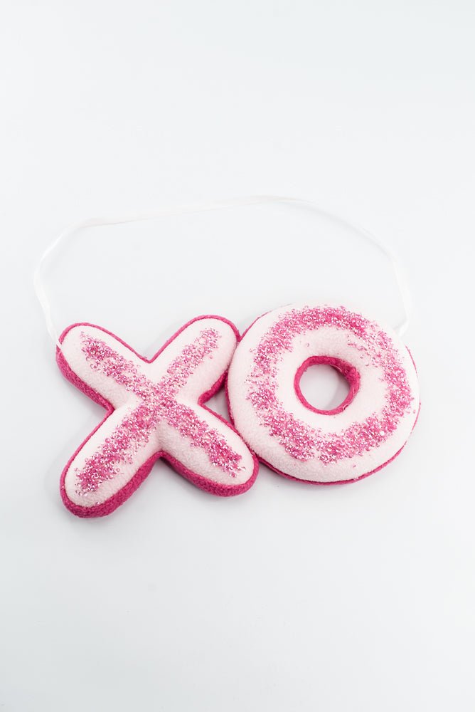 Pink Ornament XOXO Hanger / Sign - 11" - Greenery MarketOrnaments64080PK