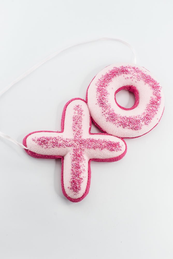 Pink Ornament XOXO Hanger / Sign - 11" - Greenery MarketOrnaments64080PK