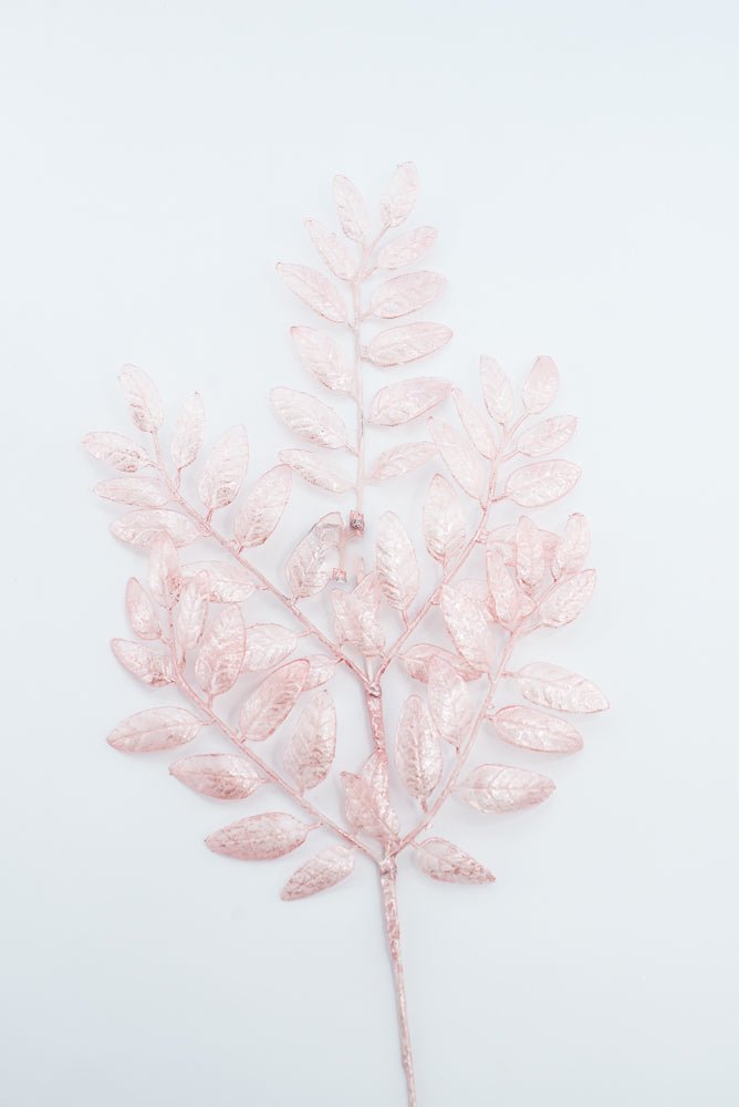 Pink Pearl Honey Locust Leaf Spray - 22" - Greenery MarketXAQ115-PK