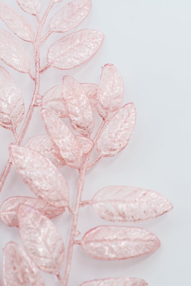 Pink Pearl Honey Locust Leaf Spray - 22" - Greenery MarketXAQ115-PK