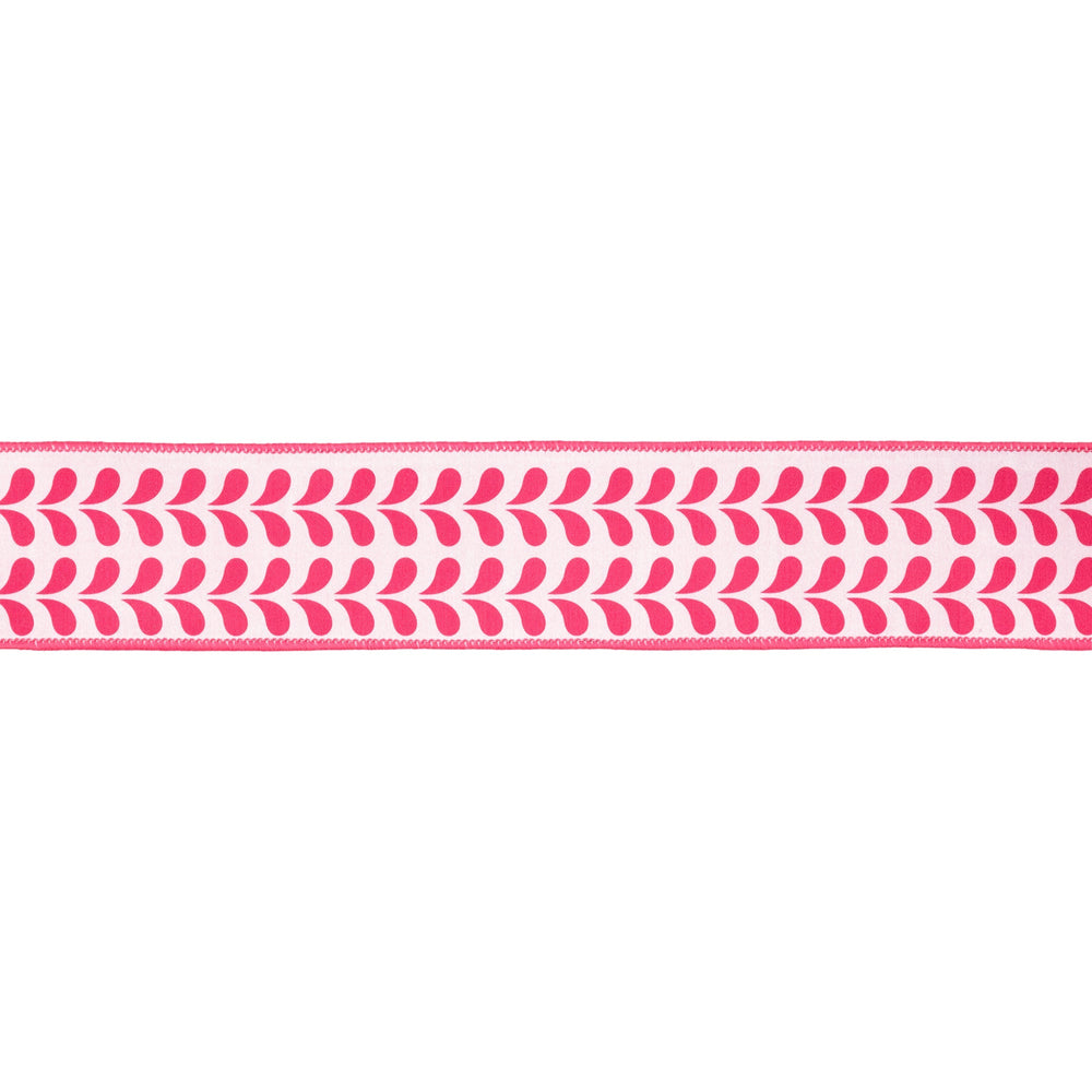 Pink Petals With Pink Backing Dupioni Wired Ribbon - 2.5" - Greenery MarketWired Ribbon9387W-157-63E