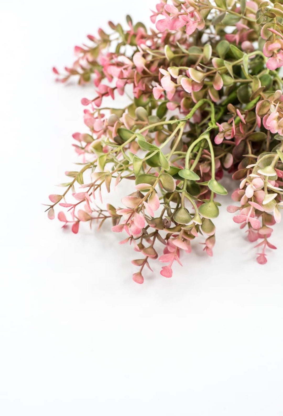 Pink Plastic Eucalyptus Bush - 17" - Greenery Market65467-PK