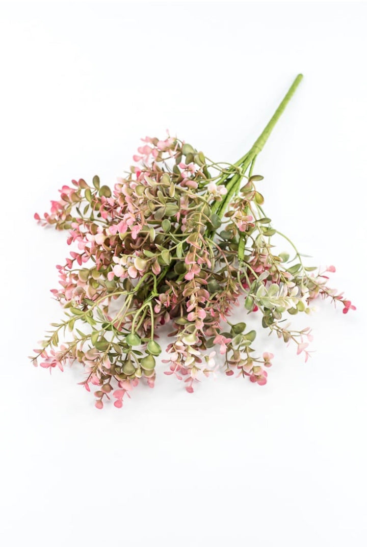 Pink Plastic Eucalyptus Bush - 17" - Greenery Market65467-PK