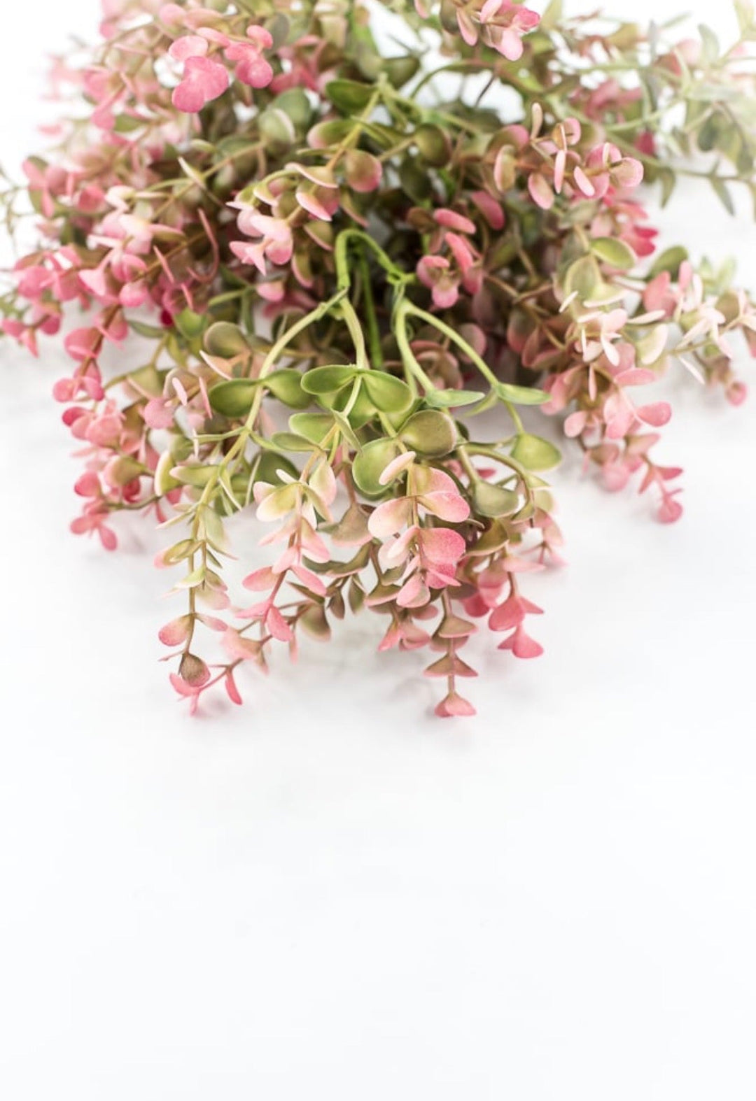 Pink Plastic Eucalyptus Bush - 17" - Greenery Market65467-PK