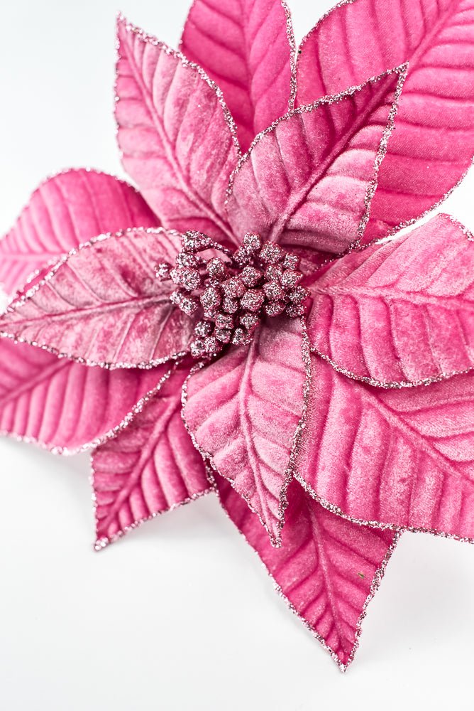 Pink Poinsettia Stem - Greenery Market86324PK