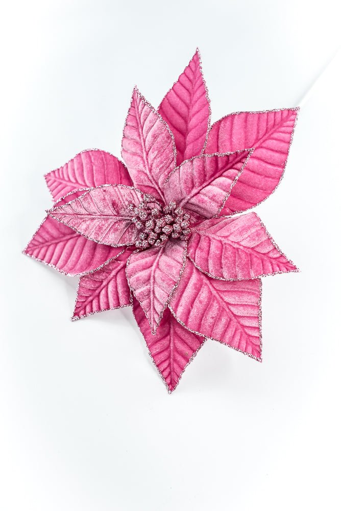 Pink Poinsettia Stem - Greenery Market86324PK