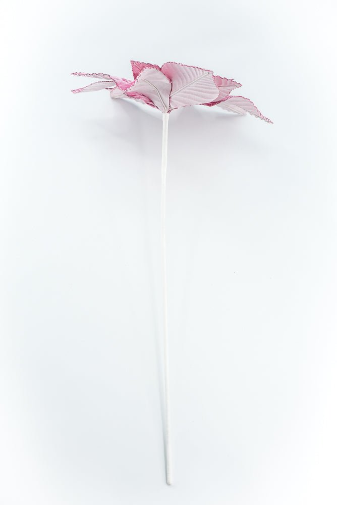 Pink Poinsettia Stem - Greenery Market86324PK