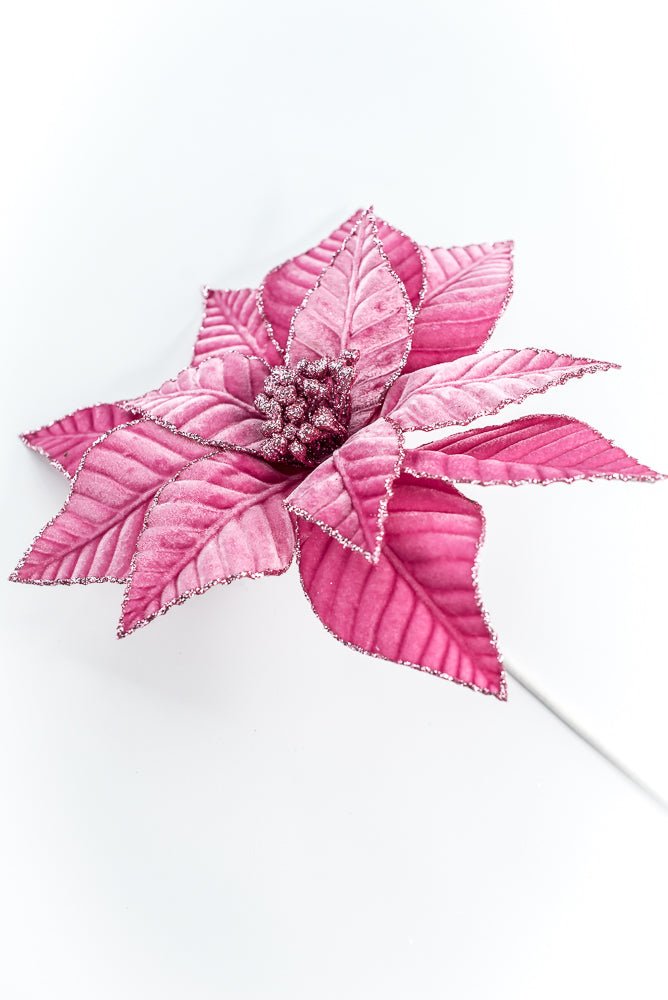 Pink Poinsettia Stem - Greenery Market86324PK