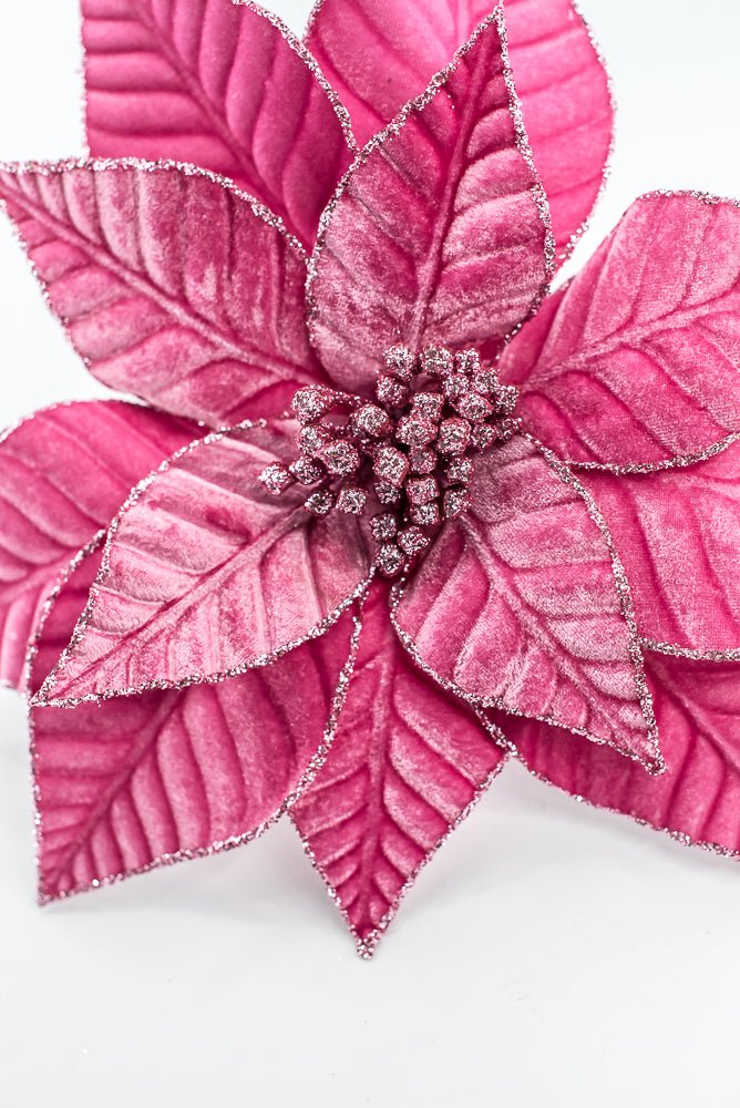 Pink Poinsettia Stem - Greenery Market86324PK